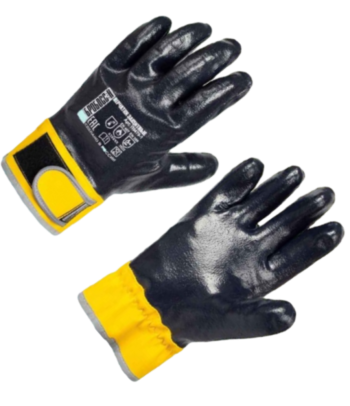 Перчатки антивибрационные ВИБРОБОСС с полным нитриловым покрытием Курган
