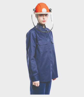 Куртка-рубашка для защиты от повышенных температур из ткани WORKER, 13 кал/см2 (арт. Рт 640W-2) Мурманск