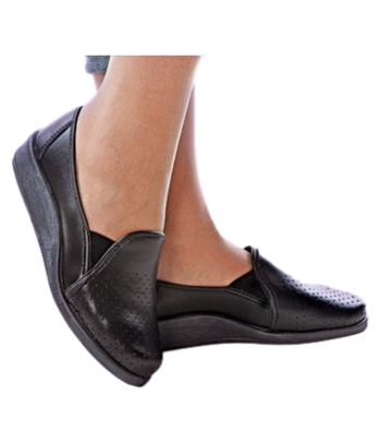 Туфли женские кожаные с задником черные Петрозаводск
