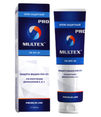 Крем защитный от УФ излучения MULTEX ® PRO 100 мл Москва