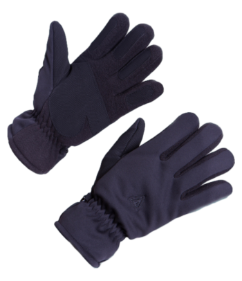 Перчатки флисовые утепленные с накладками из полиуретана Тюмень