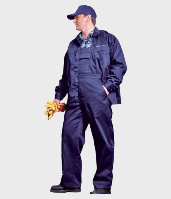 Костюм ВЫМПЕЛ® куртка с полукомбинезоном, темно-синий, смесовая ткань Ярославль