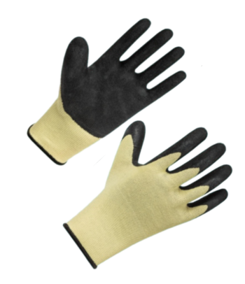 Перчатки КРИПТОН трикотажные антипорезные с частичным текстурированным латексным покрытием (1/2) Магнитогорск