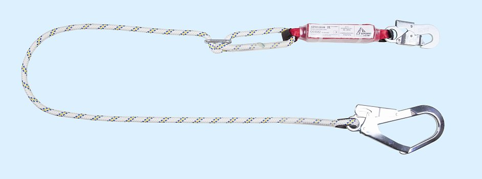 Строп капроновый LB 100 с амортизатором, регулируемый по длине, с карабинами 002 022 серии ВЕРШИНА® Чита