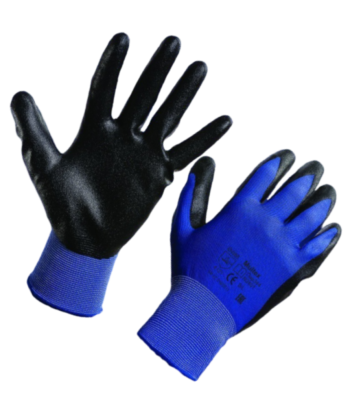 Перчатки МУЛЬТЕКС с губчатым нитриловым черным покрытием Самара