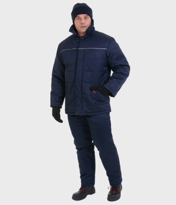 Куртка утепленная СМЕНА, мужская, темно-синяя Москва