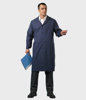 Халат мужской из х/б ткани темный  Нижневартовск