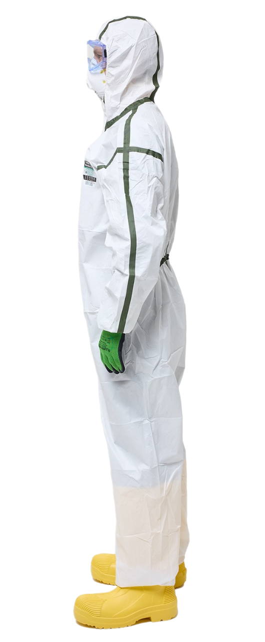 Комбинезон для защиты от биологических угроз и тяжелых аэрозолей легких химикатов MicroMAX TS