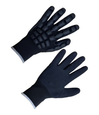 Перчатки трикотажные со вспененным нитриловым покрытием противоударные Абакан