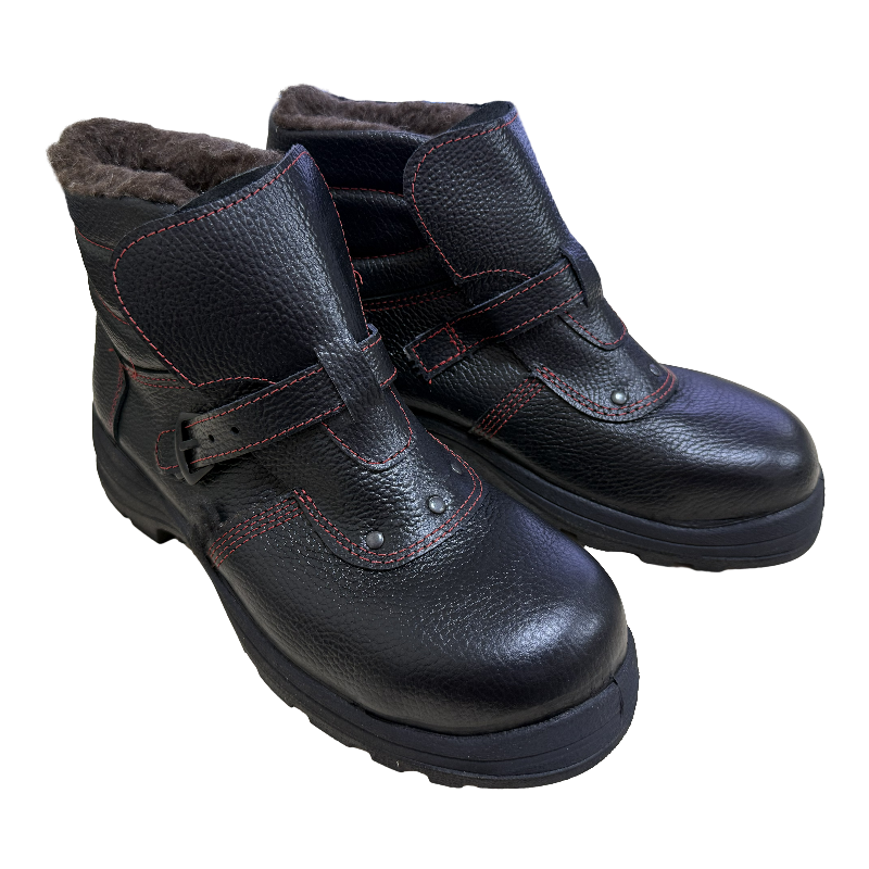 Ботинки сварщика с быстросъёмной застежкой, композитный подносок, утеплитель шерстяной мех Ботинки сварщика с быстросъёмной застежкой, композитный подносок, утеплитель шерстяной мех