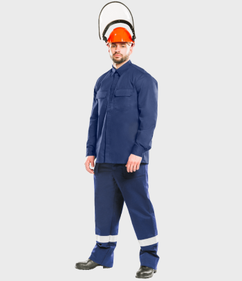 Куртка-рубашка Рт 640W-2 для защиты от повышенных температур из ткани WORKER (13,1 кал/см²) Орёл