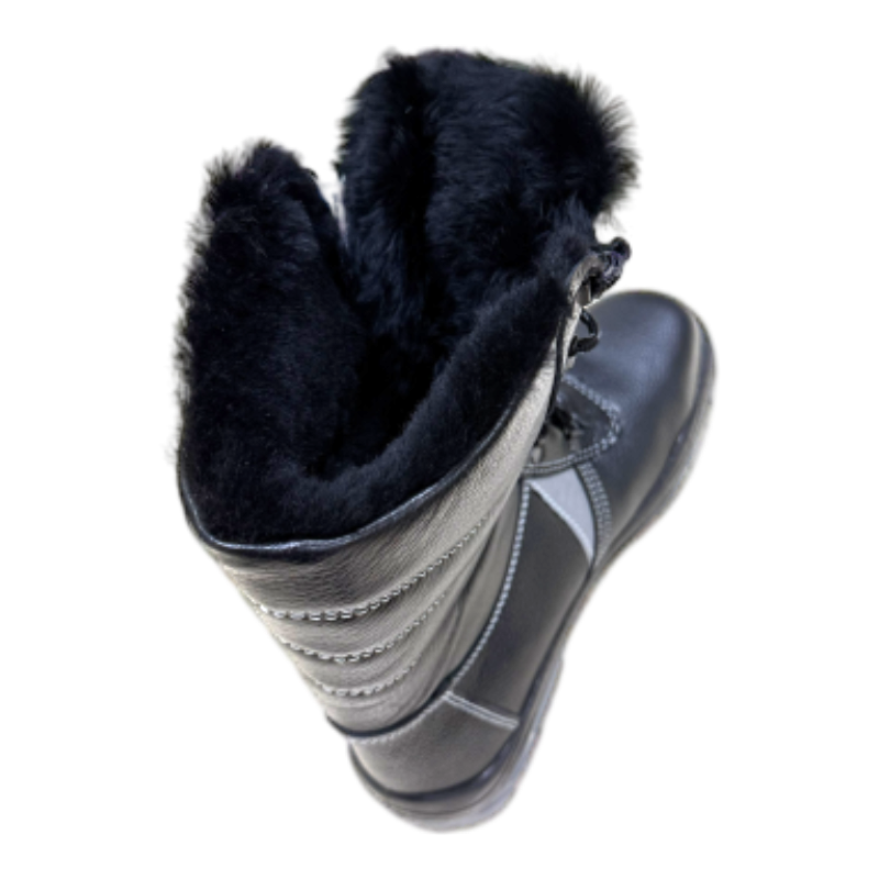 Ботинки кожаные АЛТАЙ, утепленные натуральным мехом