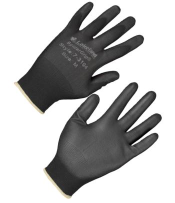 Перчатки SpiderGrip 7-3104 с полиуретановым покрытием черные Москва