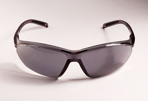 Очки ультра-легкие открытые А700, покрытие от царапин, дымчатая линза Тула