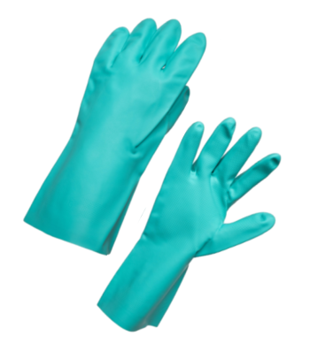 Перчатки химически стойкие нитриловые модель 482 Уфа