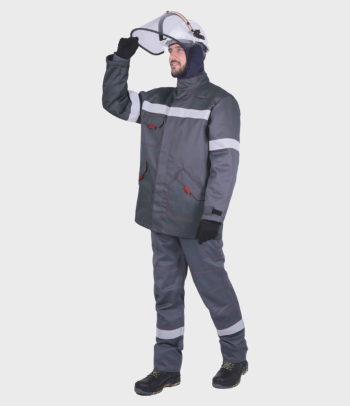 Куртка-накидка термостойкая мужская усиленная от термических рисков электрической дуги модель «ЭлектроСтоп ТЕРМО», тип В/хн Н-4 Тула
